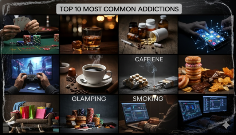 What are the top 10 addictions
