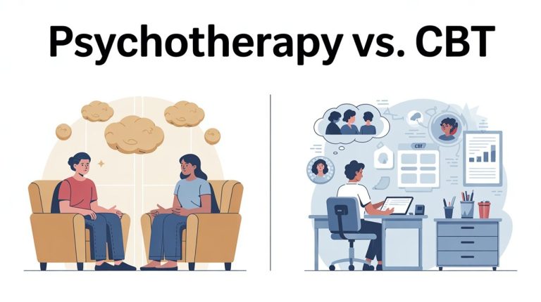 Psychotherapy vs. CBT