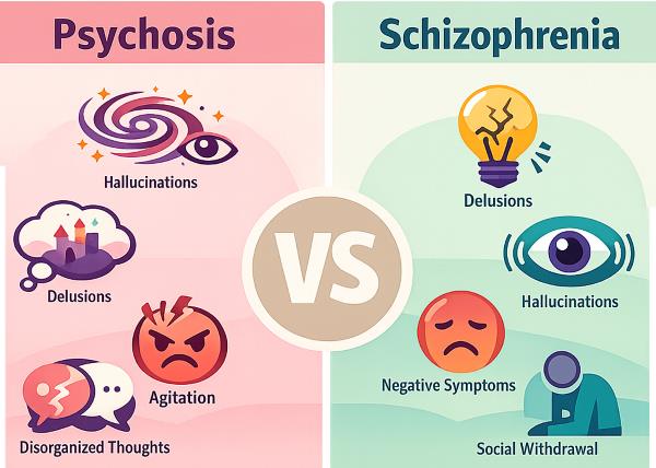 Psychosis vs. Schizophrenia