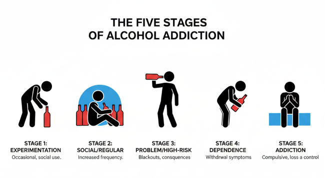 Stages of Alcoholism