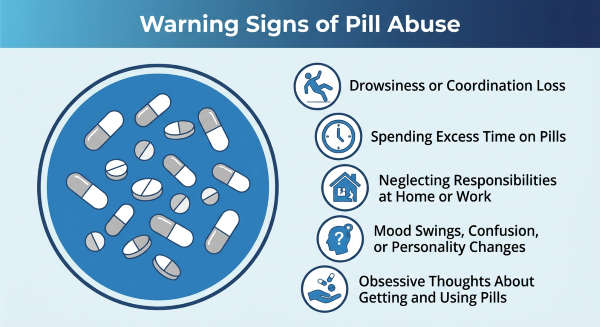 Warning Signs of pills abuse