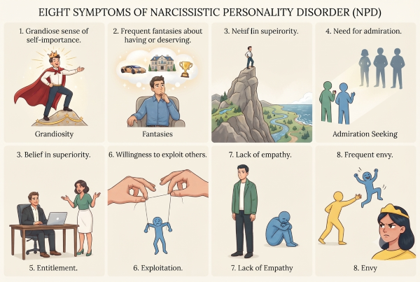Narcissistic Personality Disorder Symptoms